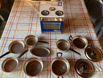 Forno giocattolo Latta Marchesini +pentole vintage