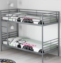 Svarta letto a castello Ikea