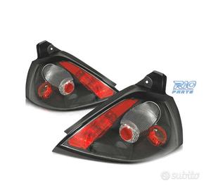 FANALI RENAULT MEGANE II 02-05 LOOK LEXUS NERO