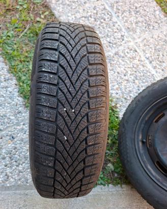 4 cerchi + gomme da neve