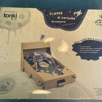 Flipper da costruire in cartone - marca Tonky