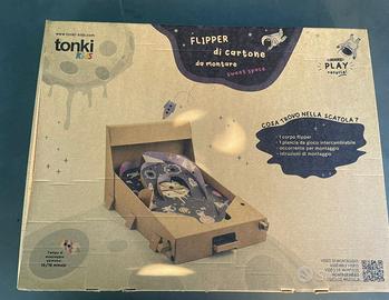 Flipper da costruire in cartone - marca Tonky