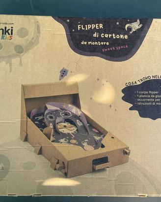 Flipper da costruire in cartone - marca Tonky