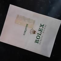Garanzia Rolex Cartacea originale x Collezionisti