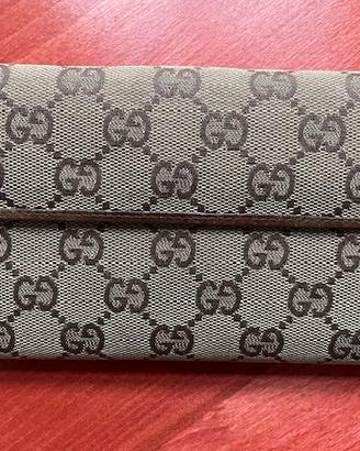 Portafoglio lungo biford, da donna, marca GUCCI
