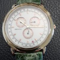 Zenith quarzo st cal. placc. oro 19.0290.39 NOS