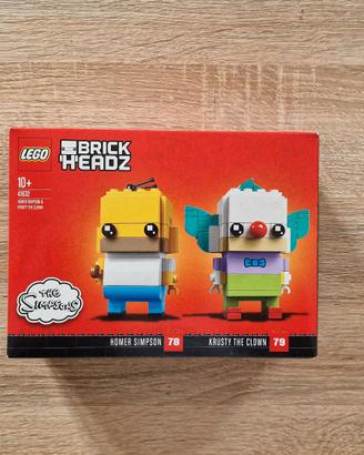 Lego BrickHeadz Homer Simpson & Krusty the clown