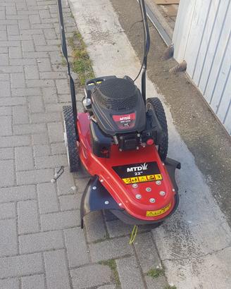 Decespugliatore a spinta su ruote