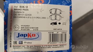 Pastiglie freno anteriori per Kia e Hyundai