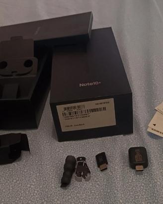 scatola Samsung Galaxy note 10+ più accessor