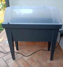 Fioriera con coperchio 