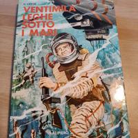 Libro "20.000 leghe sotto i mari" - G. Verne 1969