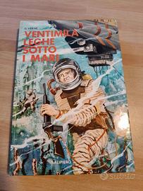 Libro "20.000 leghe sotto i mari" - G. Verne 1969