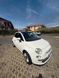 FIAT 500 Lounge 1.2 Benzina- Bianca-Gennaio 2015