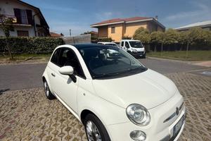 FIAT 500 Lounge 1.2 Benzina- Bianca-Gennaio 2015
