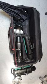 flash da studio quadralite monotorcia 800w