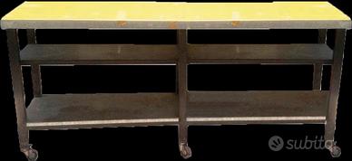 Tavolo - banco da lavoro pesante in metallo