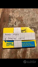 Schede telefoniche anno 1993