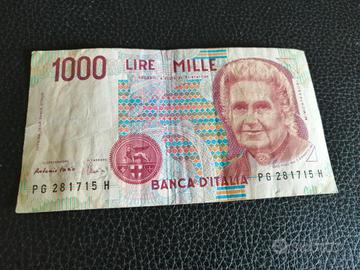 1000 Lire Carta Repubblica Italiana ( 2)