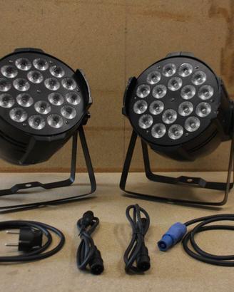 Par Led 18x18w RGBWAUV dmx full color