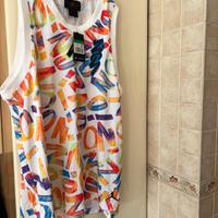 canotta uomo Jordan Nike bianca colorata nuova XL