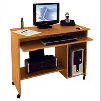 porta computer  color noce chiaro