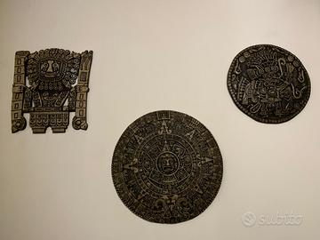 Trittico brasiliano vintage in rilievo
