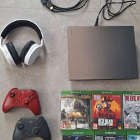 Xbox One X 1TB + cuffie + giochi