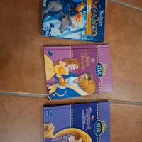 3 libri bambini: rapunzel, la bella e la bestia, 