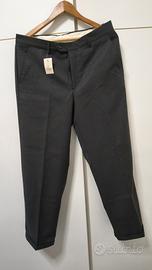Pantaloni classici grigio chiaro