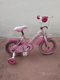 Bici Hello Kitty con Rotelle e Cestino 