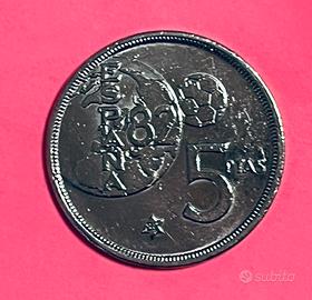 Moneta 5 Pesetas Spagna 1980