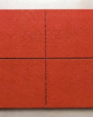 Pavimento antitrauma professionale 1x1m rosso