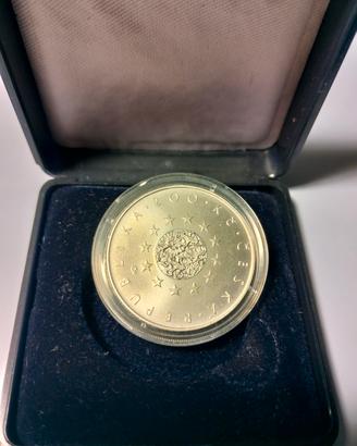 200 Korun moneta argento 