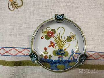 Posacenere rotondo Faenza vintage 