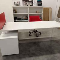 Scrivania da ufficio e scaffale