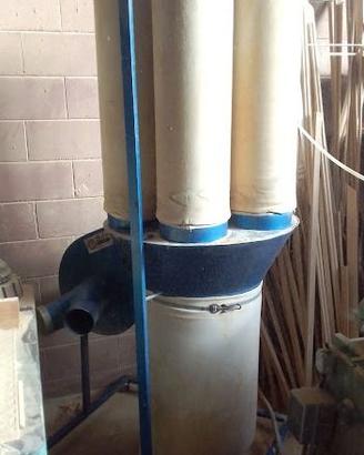 Aspiratore industriale polvere trucioli trasportab