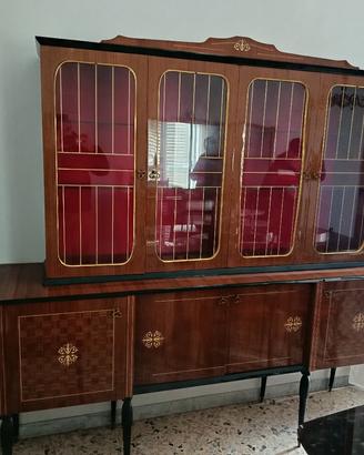 Credenza con alzata in stile vintage