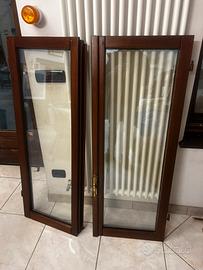 Coppia finestre in legno doppio vetro