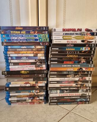 set 50 Bluray + DVD Nuovi Tutti Diversi 