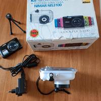 Nikon coolpix S3100 con custodia subacquea
