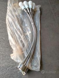 Lampadario inox moderno