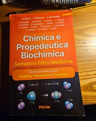 chimica e propedeutica biochimica semestre filtro
