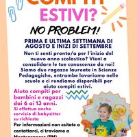Babysitter e aiuto compiti