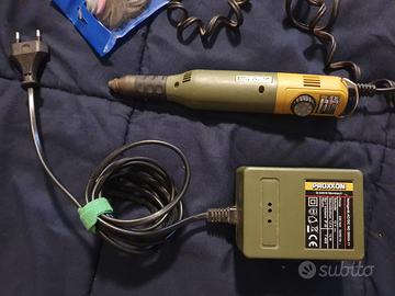 Proxxon MICROMOT 50/E con alcuni accessori