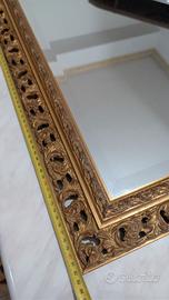 Specchio decorativo vintage cornice lavorata oro