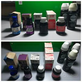 Lotto inchiostri per timbri