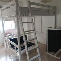 Letto a soppalco matrimoniale