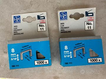 1500 Graffe punti 8mm 5/16" 12,85mm LUX