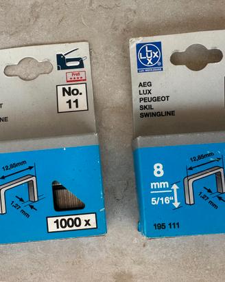 1500 Graffe punti 8mm 5/16" 12,85mm LUX